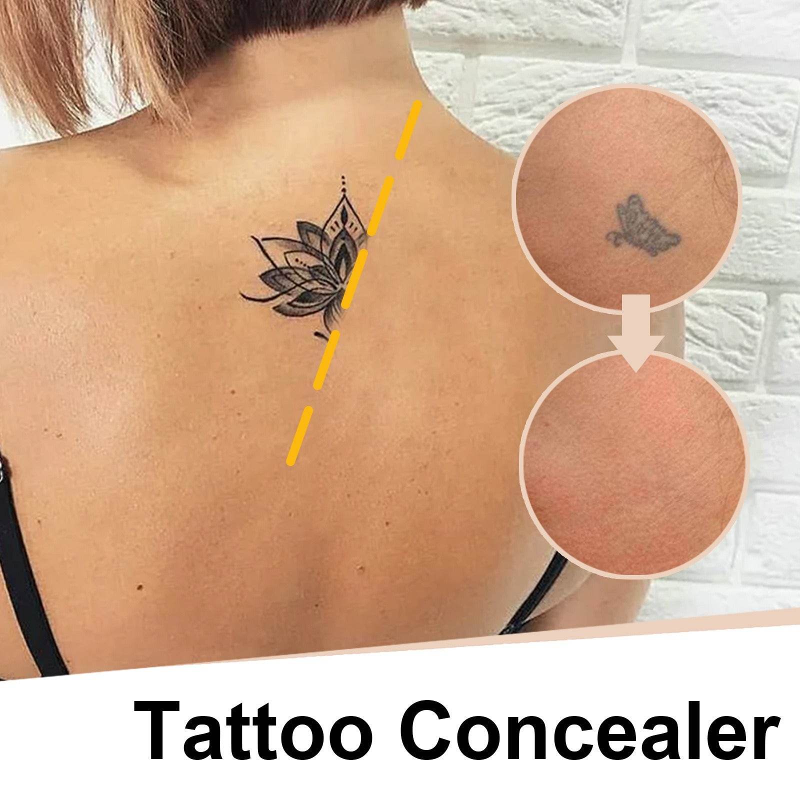 EELHOE Tattoo concealer waterproof brightening cover tattoo scar birthmark scar invisible two-color concealer - MarvelouStoree