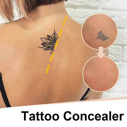 EELHOE Tattoo concealer waterproof brightening cover tattoo scar birthmark scar invisible two-color concealer - MarvelouStoree