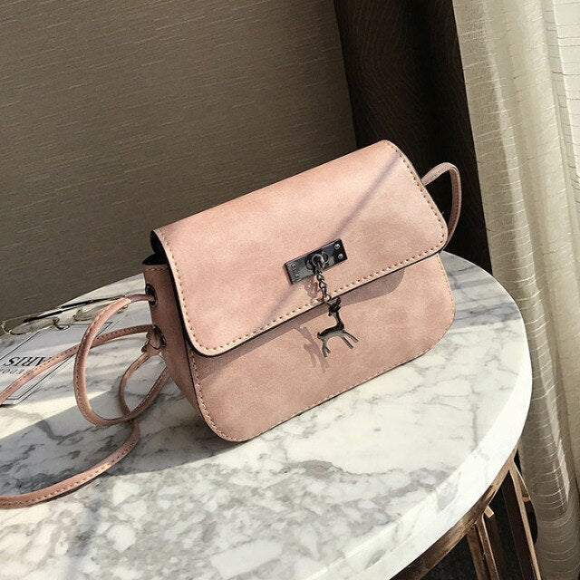 Women Messenger Bags  Cross Body Bag PU Leather Mini Female Shoulder Bag Handbags