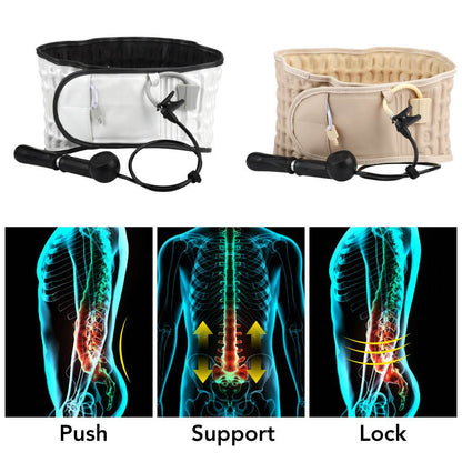 Inflatable Waist Belt For The Elderly To Relieve Low Back Pain Fixed Belt Health Care Equipment - MarvelouStoree