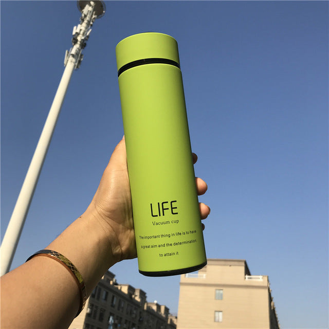 Insulate Thermos tea mug with Strainer Thermo mug Thermos Coffee cup Stainles steel thermal bottle Vacuum flask