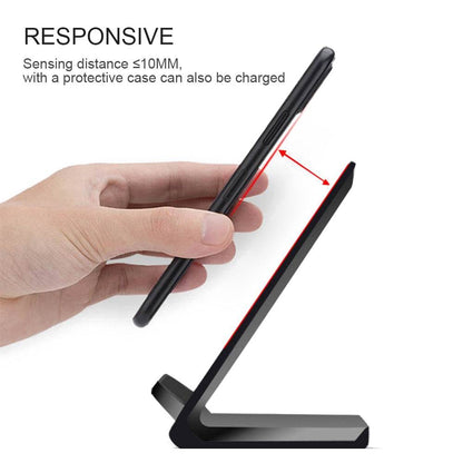 10W Q740 Wireless Folding Vertical Quick Charger USB Fast Charging Bracket High Power Docking Stand For Mobile Phones Desktop - MarvelouStoree