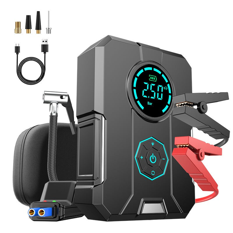 Car mounted tire inflator emergency start power supply Jump Starter