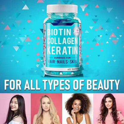 Collagen gummy hair growth biotin gummy - MarvelouStoree