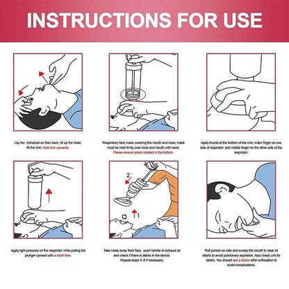 Respiratory trainer suffocation emergency airway assistance equipment - MarvelouStoree