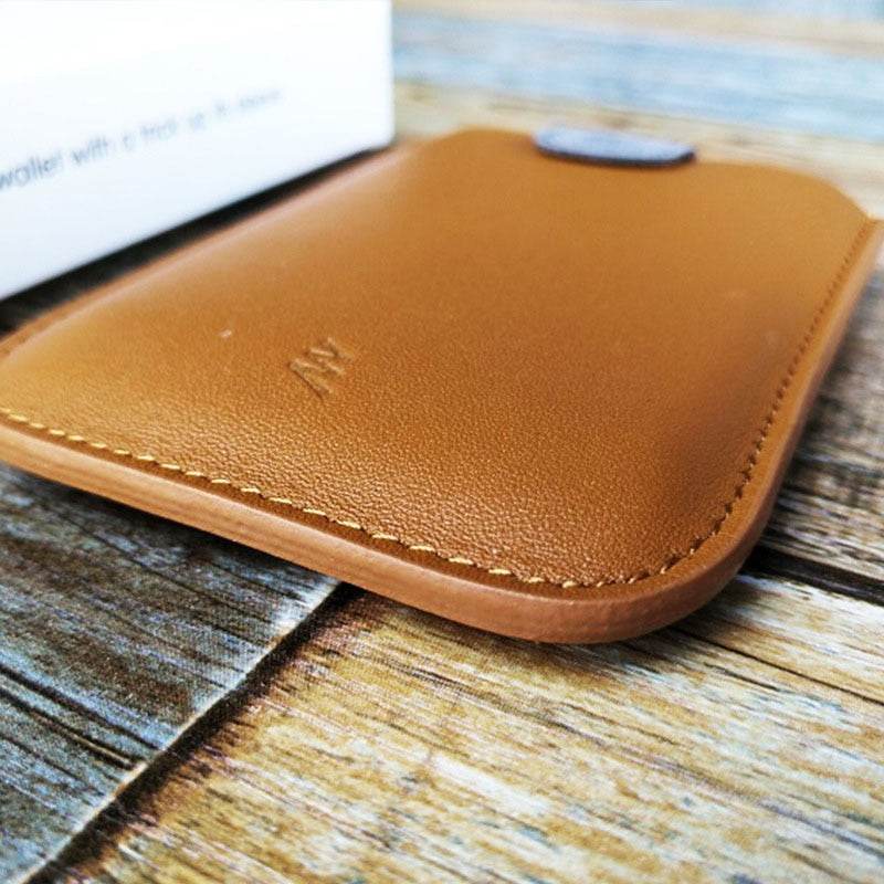 Arrival Genuine Leather DAX Pulled Men Wallets Mini Portable Bank Business ID Cards Holder Ultra-Slim Women Short Purse - MarvelouStoree