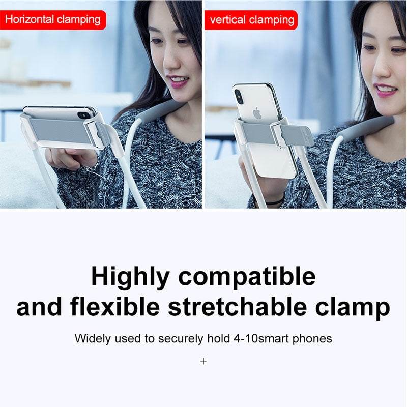 Mobile Phone Stand for iPhone iPad Xiaomi Tablet Flexible Lazy Neck Phone Holder - MarvelouStoree