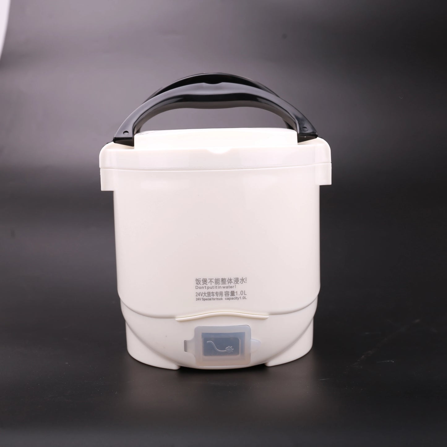 1L Rice Cooker Used in House 110v to 220v  or Car 12v to 24v Enough for Two Persons With English Instructions