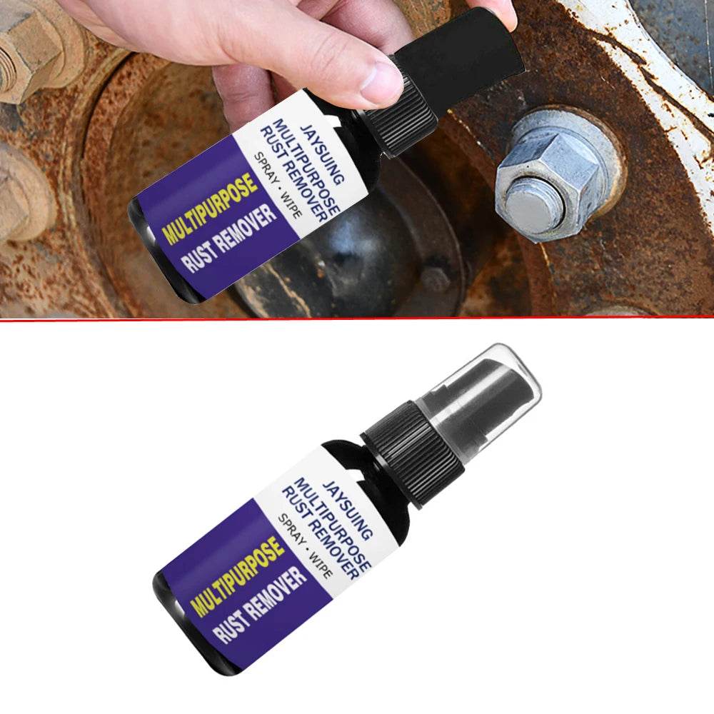 1Pcs 30ml Rust Remover Chrome Magnesium Aluminum Metal Derusting Spray lubricant Car Cleaning Maintenance Accessories - MarvelouStoree