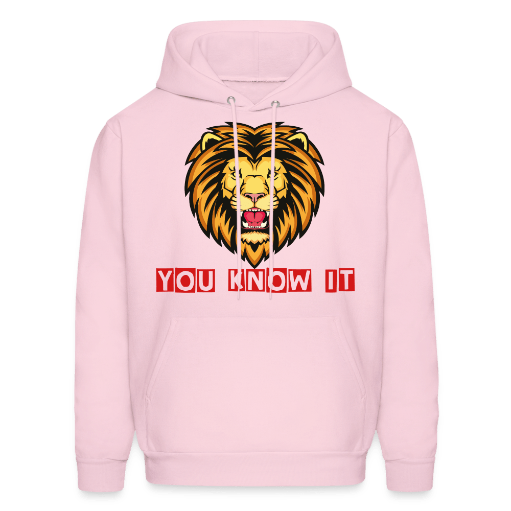 Men's Hoodie - pale pink