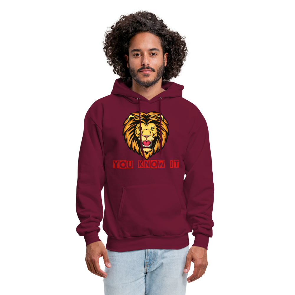 Men's Hoodie - burgundy