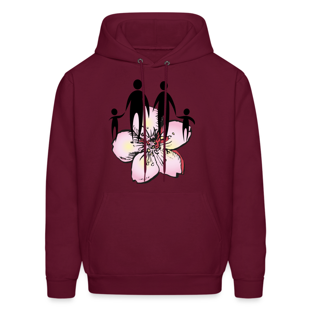 Men's Hoodie - burgundy