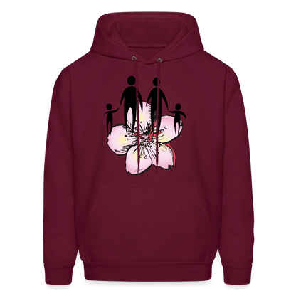 Men's Hoodie - burgundy