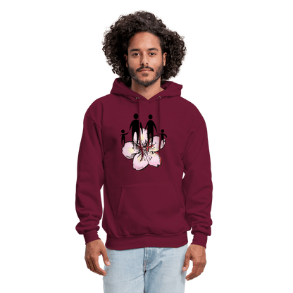 Men's Hoodie - burgundy