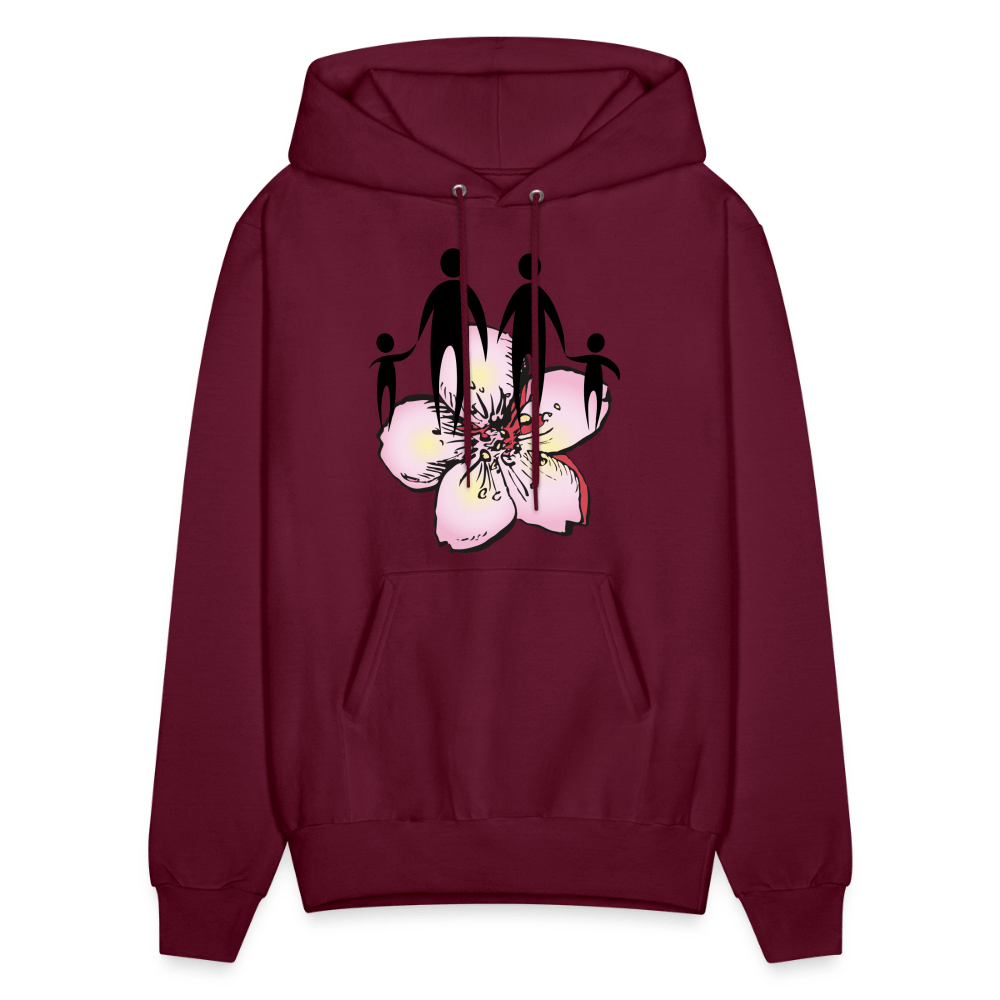 Men's Hoodie - burgundy