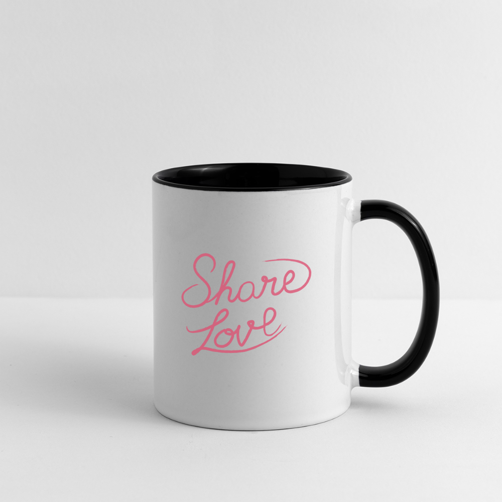 Contrast Coffee Mug - white/black