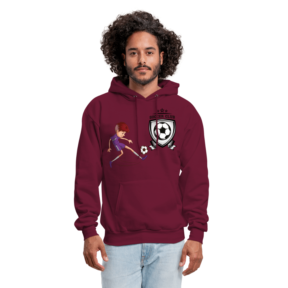 Men's Hoodie - burgundy