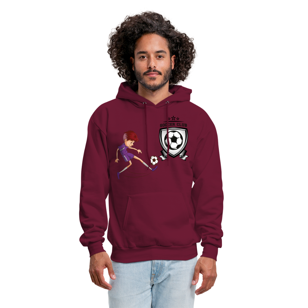 Men's Hoodie - burgundy