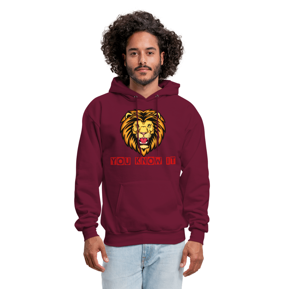 Men's Hoodie - burgundy