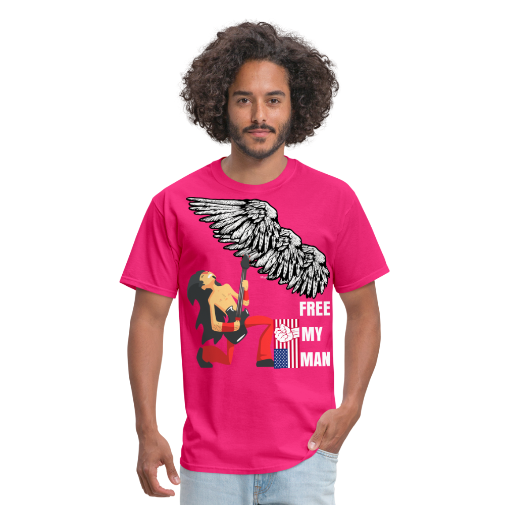 Unisex Royal high Classic T-Shirt - fuchsia