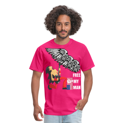 Unisex Royal high Classic T-Shirt - fuchsia