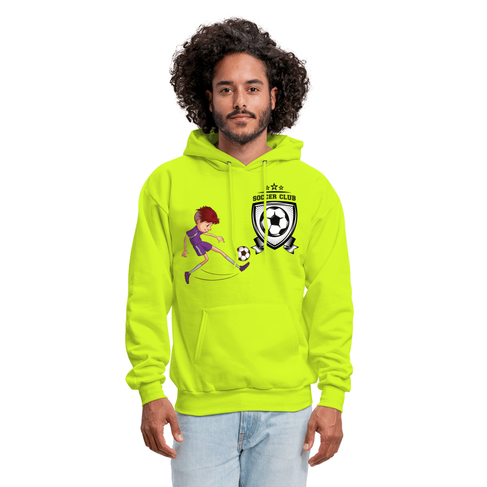 Men's Hoodie - safety green