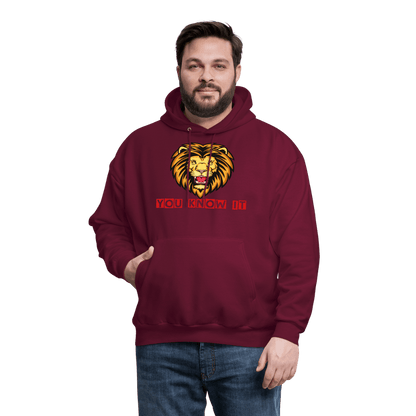 Men's Hoodie - burgundy