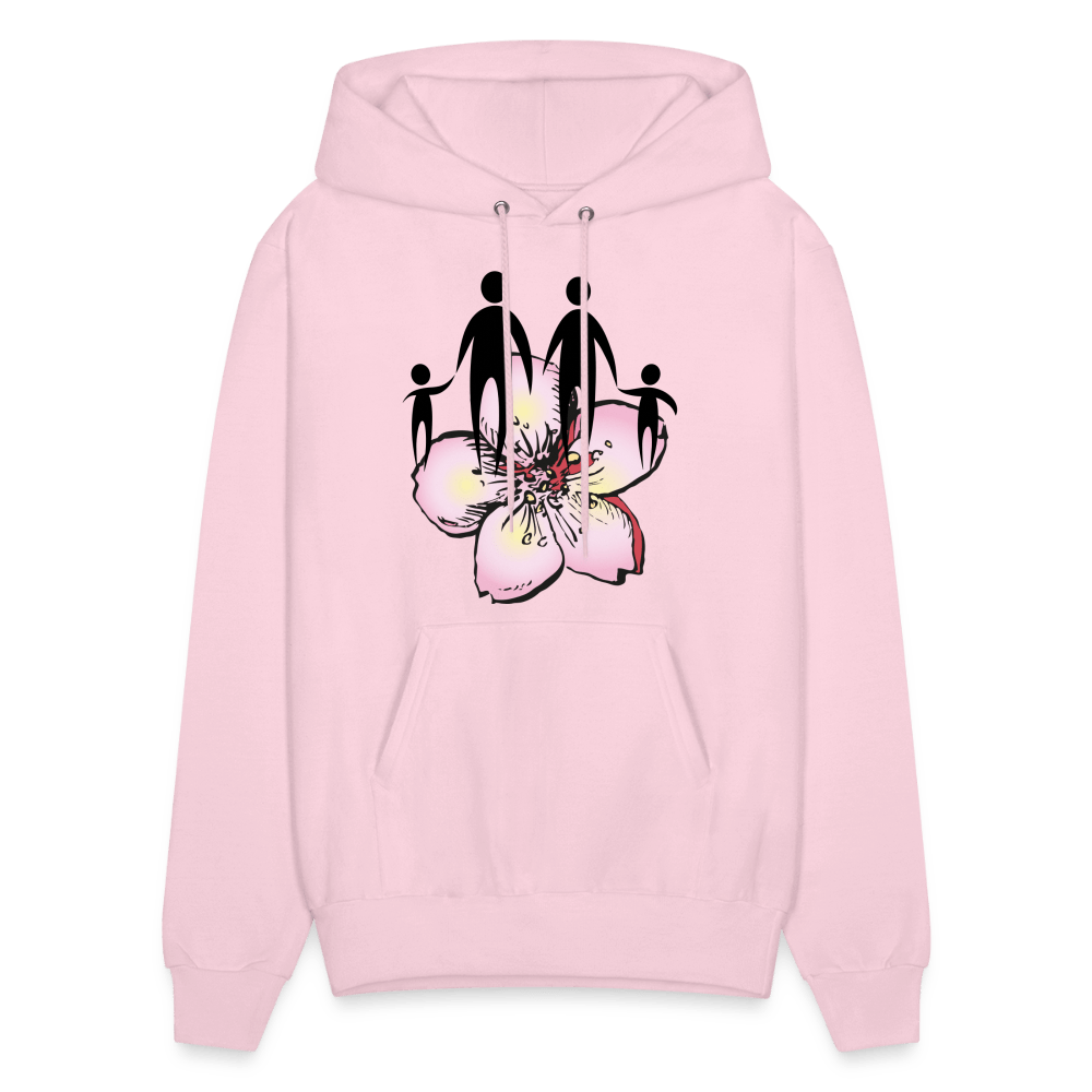 Men's Hoodie - pale pink