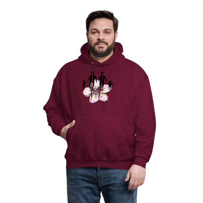 Men's Hoodie - burgundy