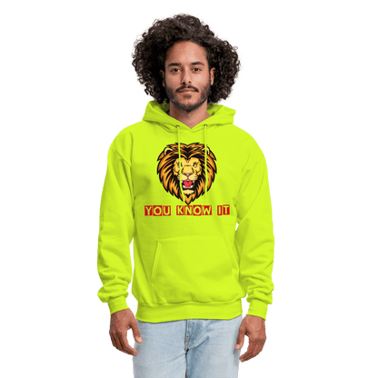 Men's Hoodie - safety green