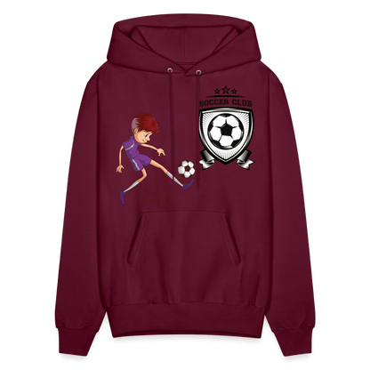 Men's Hoodie - burgundy