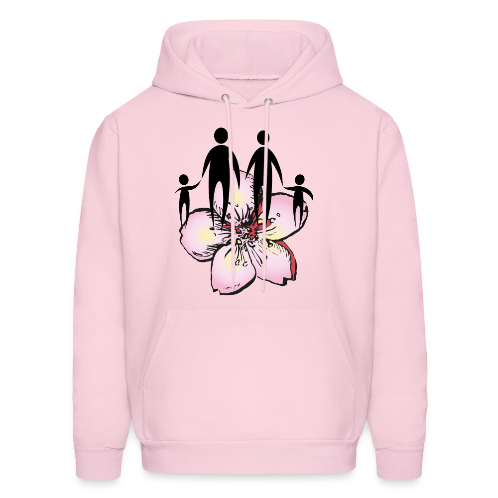 Men's Hoodie - pale pink