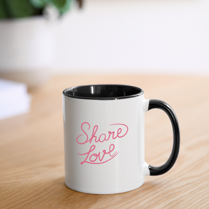 Contrast Coffee Mug - white/black