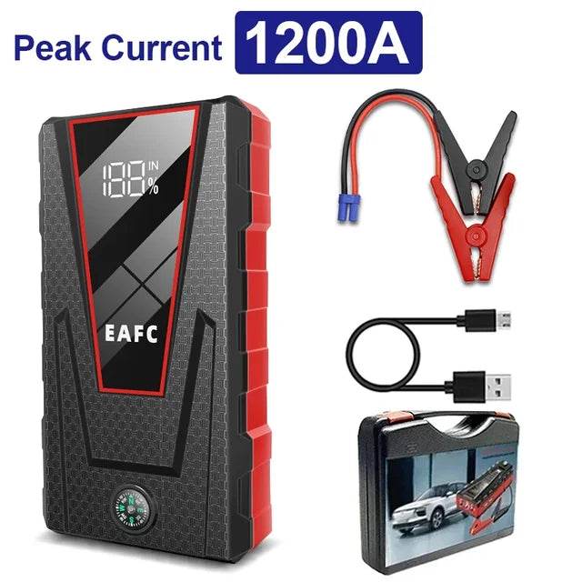 2000A Car Jump Starter Power Bank 12V Portable Car Battery Booster Charger Starting Device Petrol Diesel Car Starter Buster - MarvelouStoree