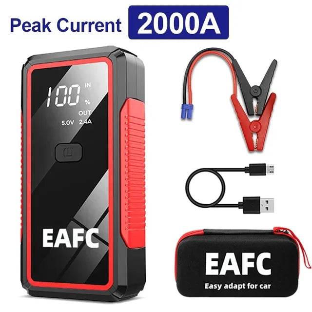 2000A Car Jump Starter Power Bank 12V Portable Car Battery Booster Charger Starting Device Petrol Diesel Car Starter Buster - MarvelouStoree