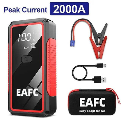 2000A Car Jump Starter Power Bank 12V Portable Car Battery Booster Charger Starting Device Petrol Diesel Car Starter Buster - MarvelouStoree