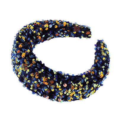 Sequin sponge wide edge headband - MarvelouStoree