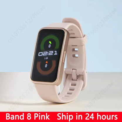 2023 New Original HUAWEI Band 8 Smart Band All-day Blood Oxygen 1.47'' AMOLED Screen Heart Rate Smartband 2 Weeks Battery Life