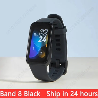 2023 New Original HUAWEI Band 8 Smart Band All-day Blood Oxygen 1.47'' AMOLED Screen Heart Rate Smartband 2 Weeks Battery Life