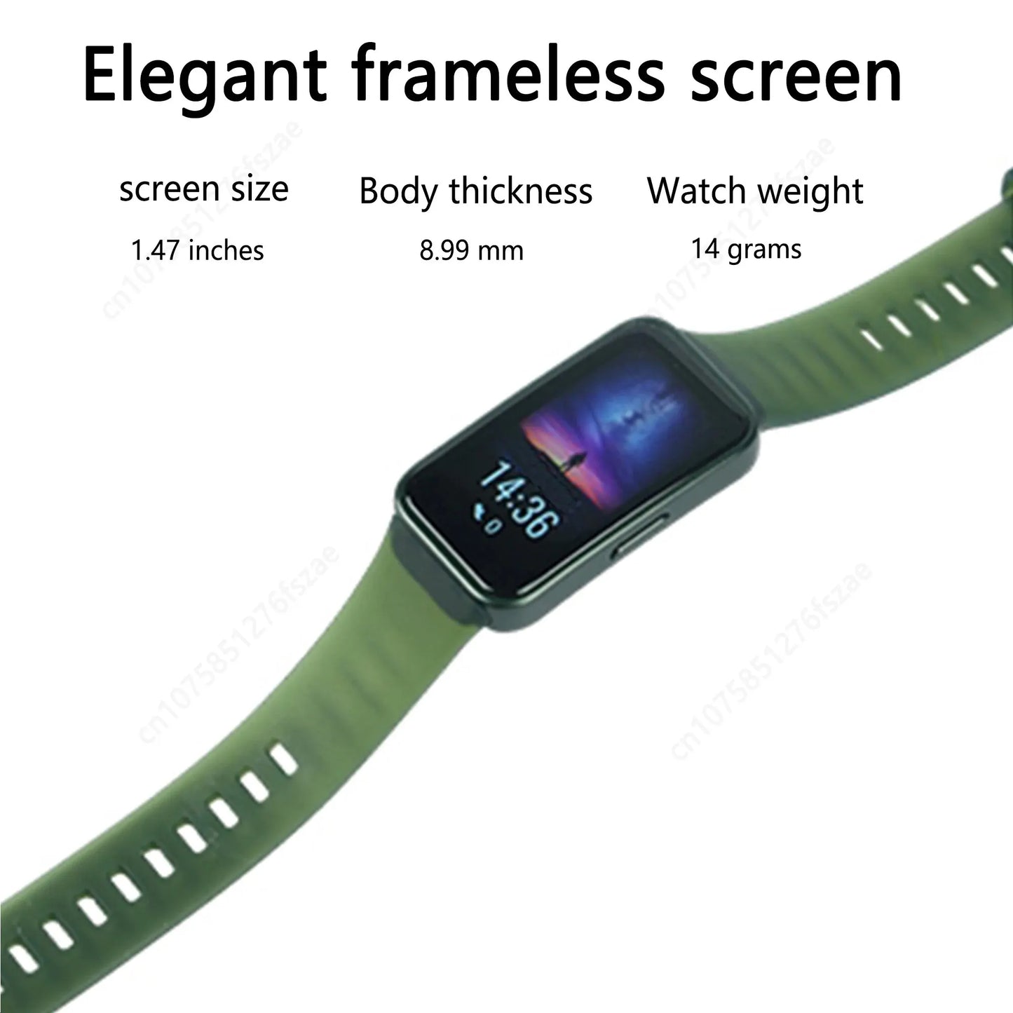 2023 New Original HUAWEI Band 8 Smart Band All-day Blood Oxygen 1.47'' AMOLED Screen Heart Rate Smartband 2 Weeks Battery Life