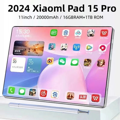 Marveloustoree 2024 Global Version Tablets Xiaoml Pad 15 Pro 11 inch HD Original Tablet 5G Wifi Android PC MI Tablets Google Play Tablets PC