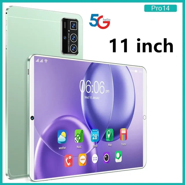 2024 NEW 11.6 Inch Original Tablet  Android13 16GB 1TB 12000mAh10 Core WPS GPS Bluetooth 5G Dual SIM Phone call Tablet PC