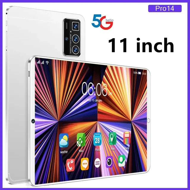 2024 NEW 11.6 Inch Original Tablet  Android13 16GB 1TB 12000mAh10 Core WPS GPS Bluetooth 5G Dual SIM Phone call Tablet PC