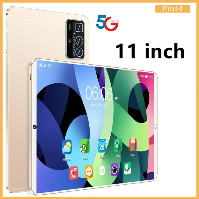 2024 NEW 11.6 Inch Original Tablet  Android13 16GB 1TB 12000mAh10 Core WPS GPS Bluetooth 5G Dual SIM Phone call Tablet PC