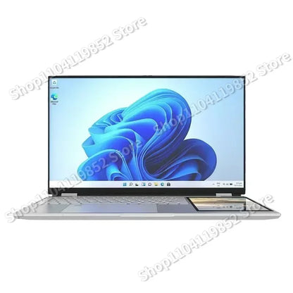 2024 NEW 15.6'+7' Dual Touch Laptop Intel N95 Core i7-8500U Notebook Windows11 Ultra-thin 32GB RAM 2TB SSD 1920x1080 Original