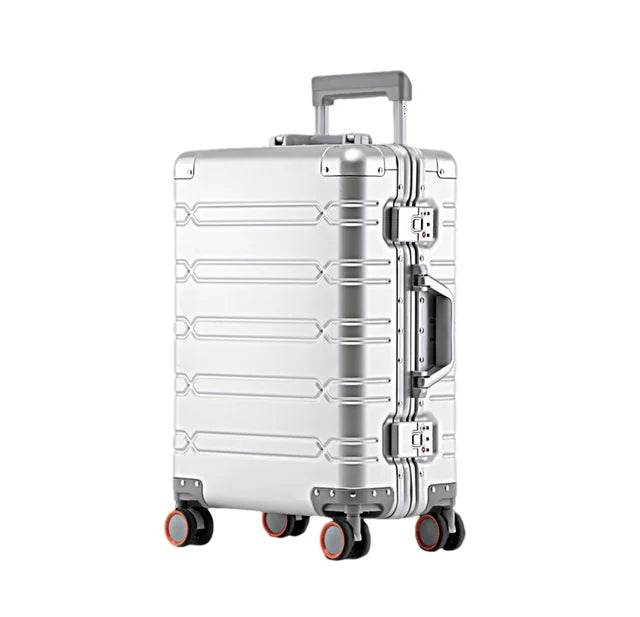 2024 New Large Capacity Durable Luggage Sets Aluminum Suitcase Women Girl Carry-On Boarding Travel 20/24/29 - MarvelouStoree