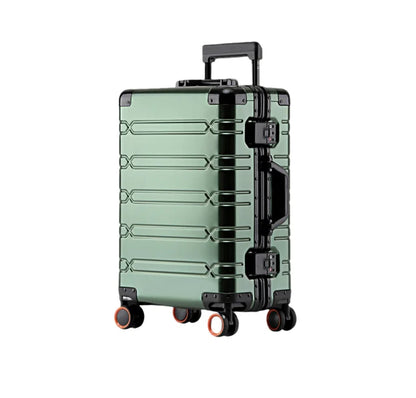 2024 New Large Capacity Durable Luggage Sets Aluminum Suitcase Women Girl Carry-On Boarding Travel 20/24/29