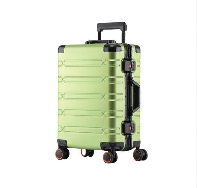 2024 New Large Capacity Durable Luggage Sets Aluminum Suitcase Women Girl Carry-On Boarding Travel 20/24/29 - MarvelouStoree