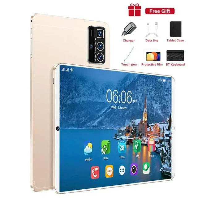 2024 New Original pro 14 Tablet Android 13 16GB 1TB Dual SIM 10 Core WPS GPS Bluetooth 5G Network Phone Call Mi Tablet PC - MarvelouStoree