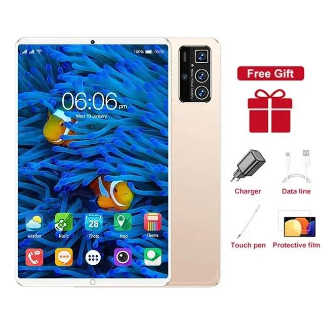 2024 New Original pro 14 Tablet Android 13 16GB 1TB Dual SIM 10 Core WPS GPS Bluetooth 5G Network Phone Call Mi Tablet PC - MarvelouStoree